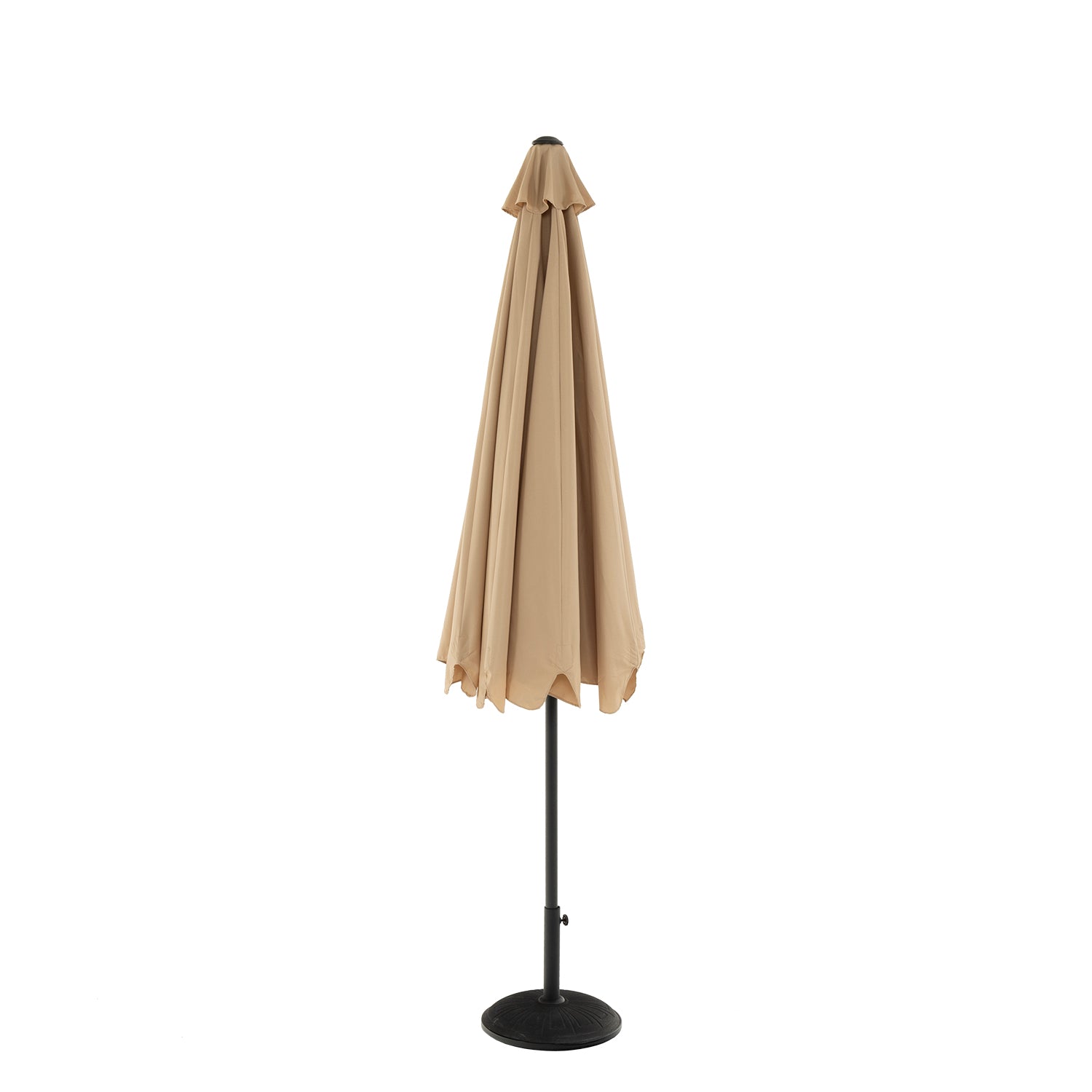 VESTIAMO CASA GIARDINO - Ombrellone da giardino Camel con falda e carrucola diametro 3 metri